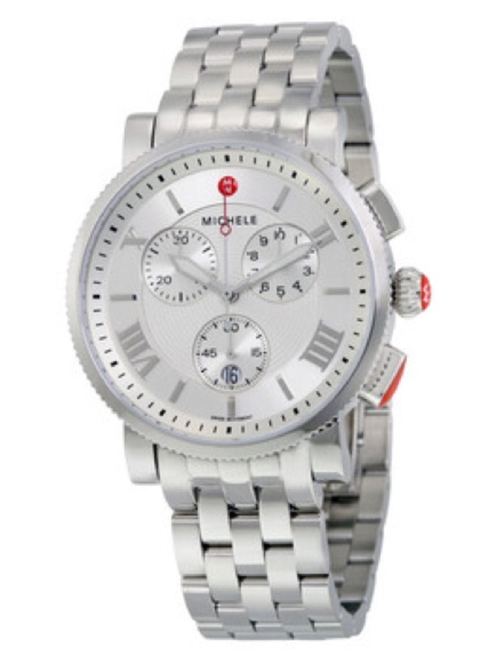 Michele Sport Sail Silver Watch